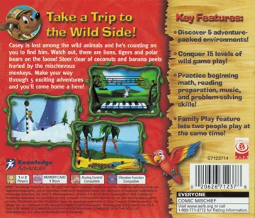 JumpStart Wildlife Safari - Field Trip (US) box cover back